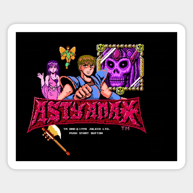 Title Screams: ASTYANAX Sticker by Steve Van Samson